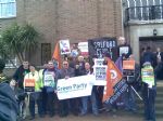 Salford Council Cuts Protest
